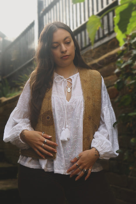 Kantha Teddy Gilet S/M