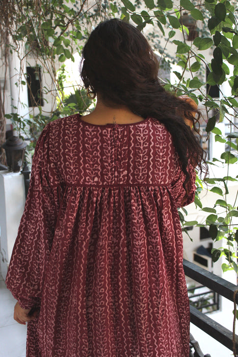 The Naazira Dress - Mulberry