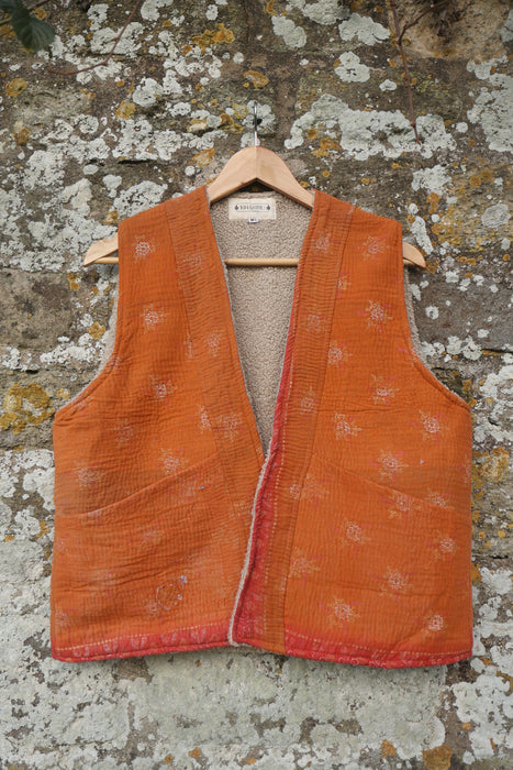 Kantha Teddy Gilet M/L