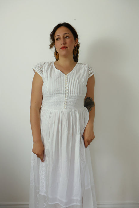 The Elowen Dress - Salt (Pre-order)