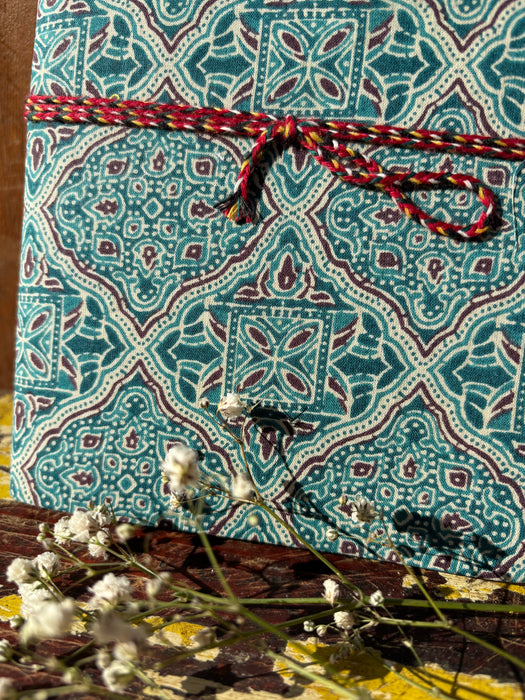 Block Print Cotton Notebook