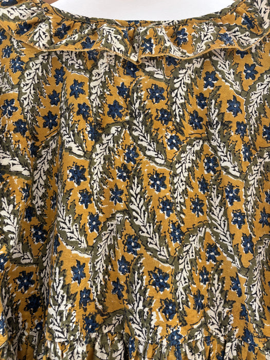 The Sundara Blouse ~ Ochre