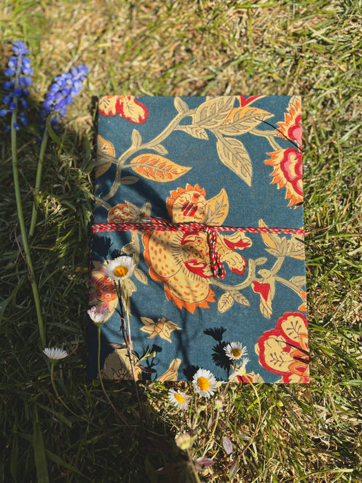 Block Print Cotton Pressed Notebook