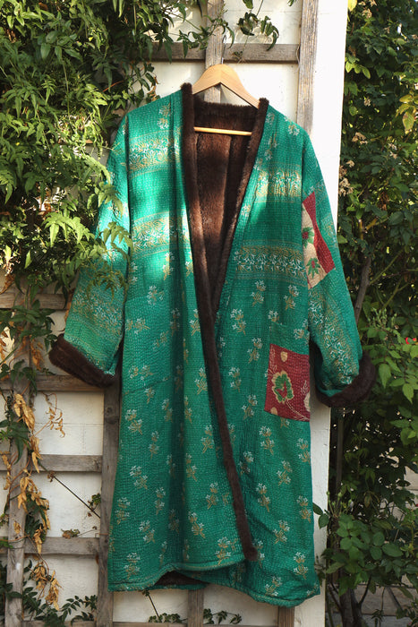 The Wanderlust Kantha Coat
