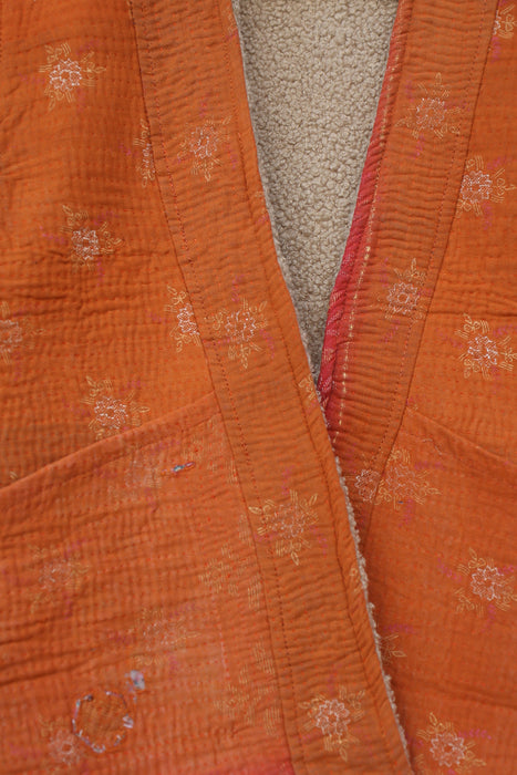 Kantha Teddy Gilet M/L