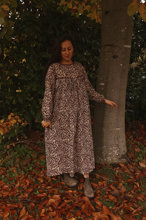 The Naazira Dress - Winter Paisley