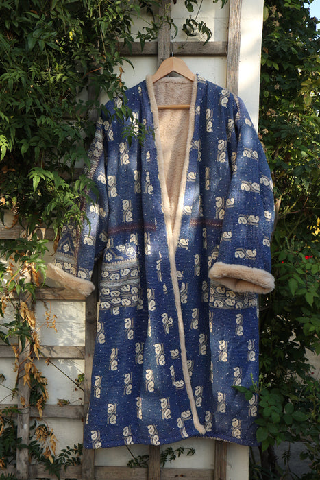 The Wanderlust Kantha Coat