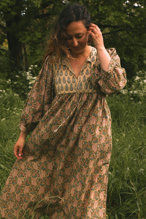 The Rowan Dress - Moss