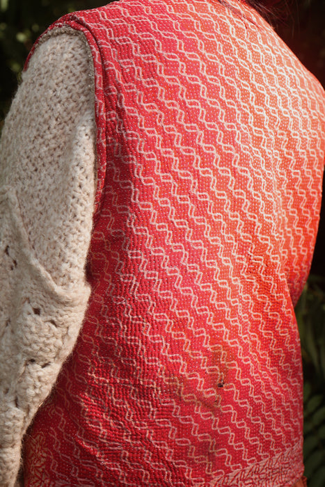 Kantha Teddy Gilet S/M