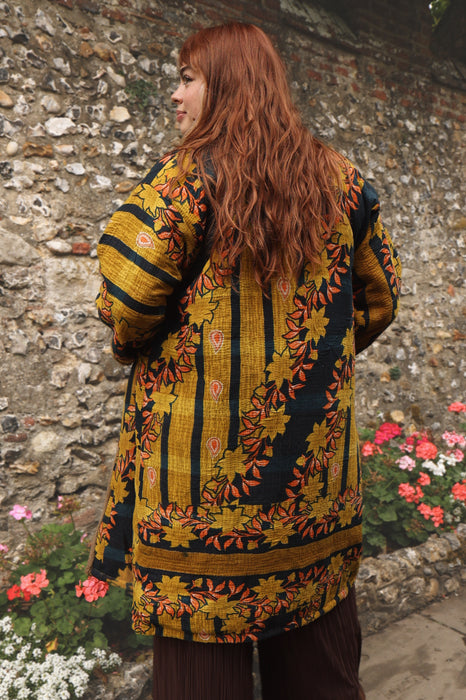 The Wanderlust Kantha Coat