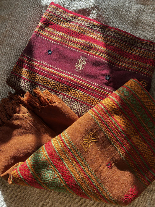 The Avani Shawl - Rust