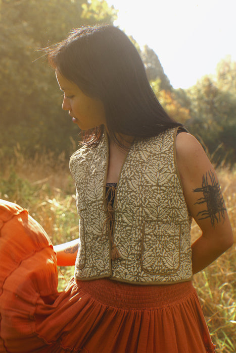 The Ritu Vest - Pebble