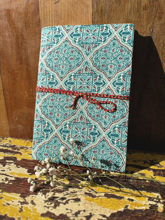 Block Print Cotton Notebook