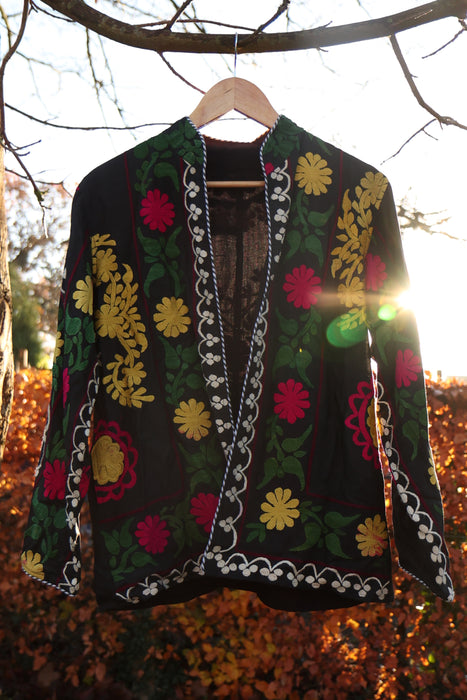 Rare Vintage Suzani Embroidered Jacket
