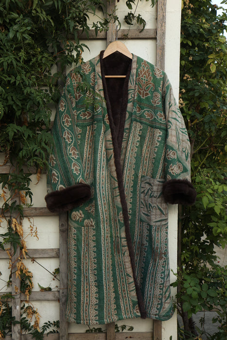 The Wanderlust Kantha Coat