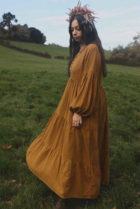 ✺ The Gaia Dress - Golden Ochre 
✺