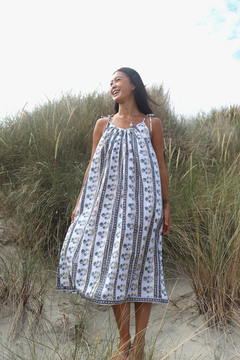 The Kalyani Midi Dress ~ Bluebell