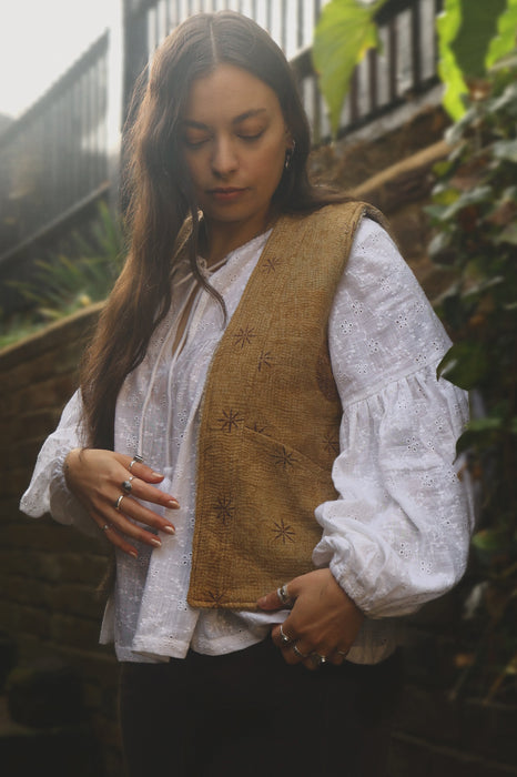 Kantha Teddy Gilet S/M