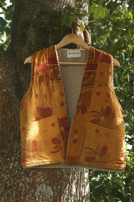 Kantha Teddy Gilet S/M