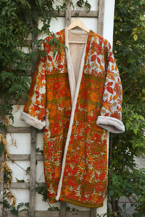 The Wanderlust Kantha Coat