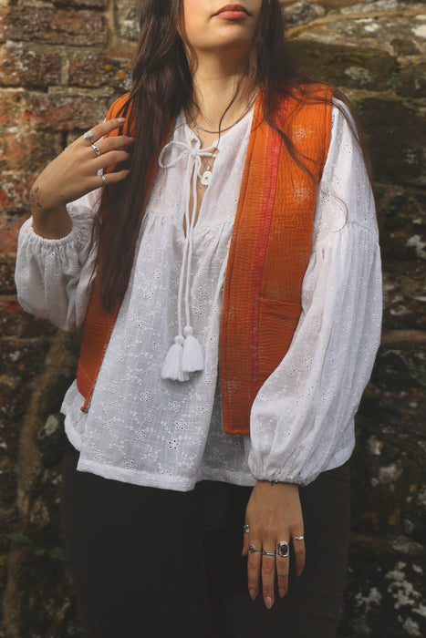 Kantha Teddy Gilet S/M