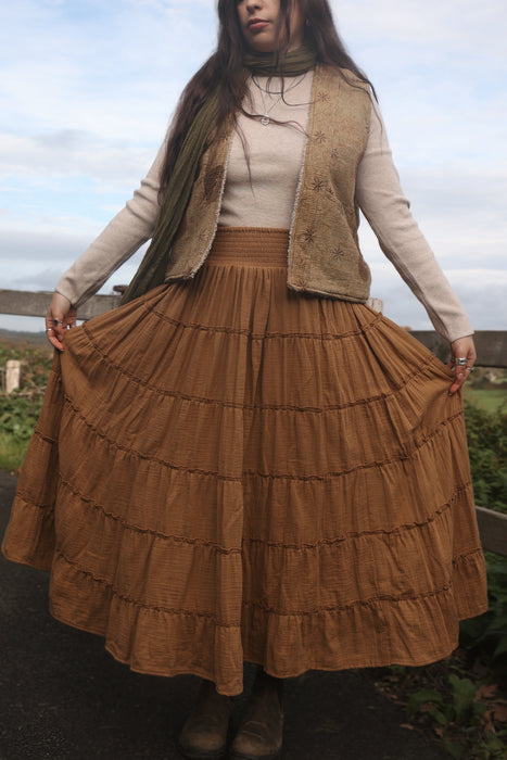 The Raya Skirt - Nutmeg