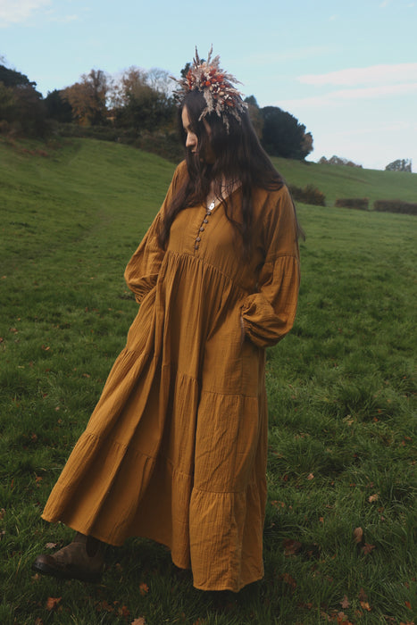 ✺ The Gaia Dress - Golden Ochre 
✺