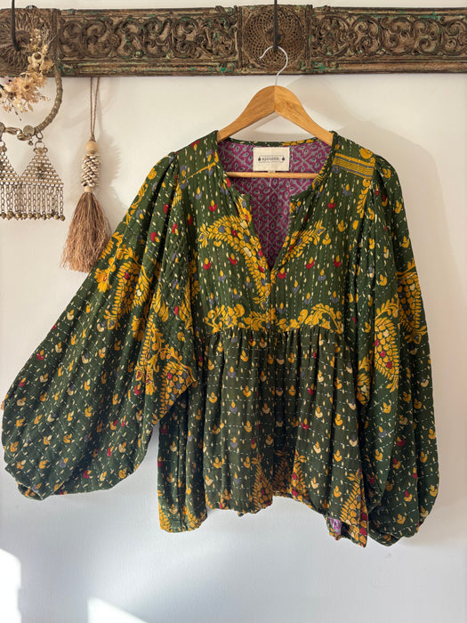 The Amrita Kantha Blouse - S