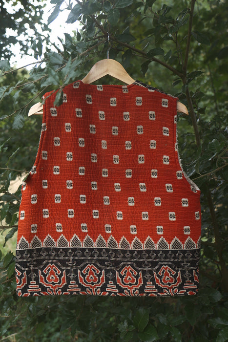 Kantha Teddy Gilet M/L