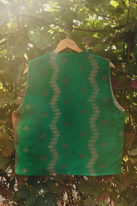 Kantha Teddy Gilet M/L