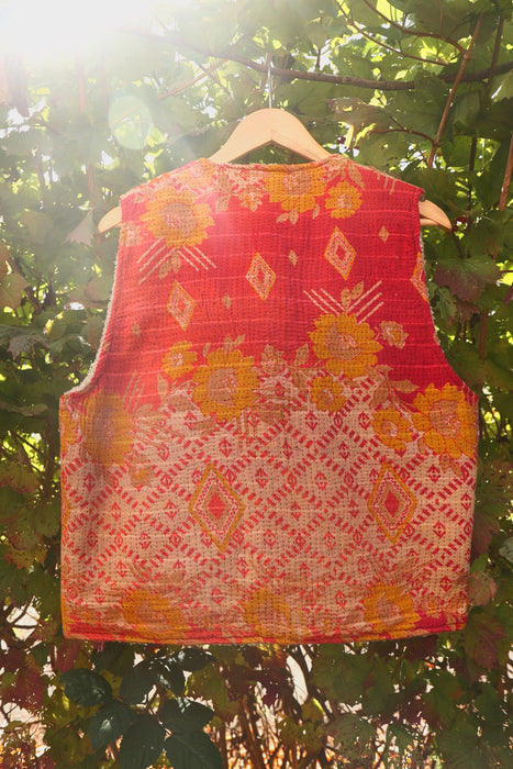 Kantha Teddy Gilet M/L