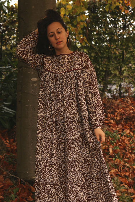 The Naazira Dress - Winter Paisley