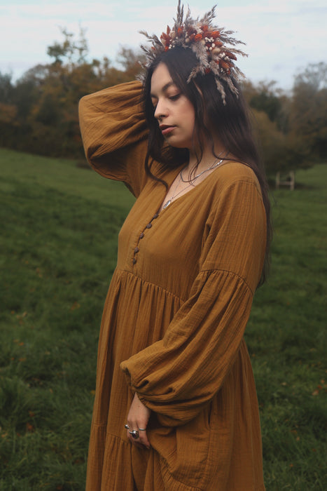 ✺ The Gaia Dress - Golden Ochre 
✺