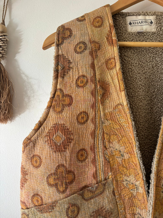 Kantha Teddy Gilet S/M