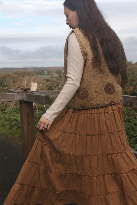 The Raya Skirt - Nutmeg