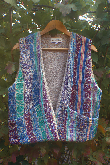 Kantha Teddy Gilet M/L