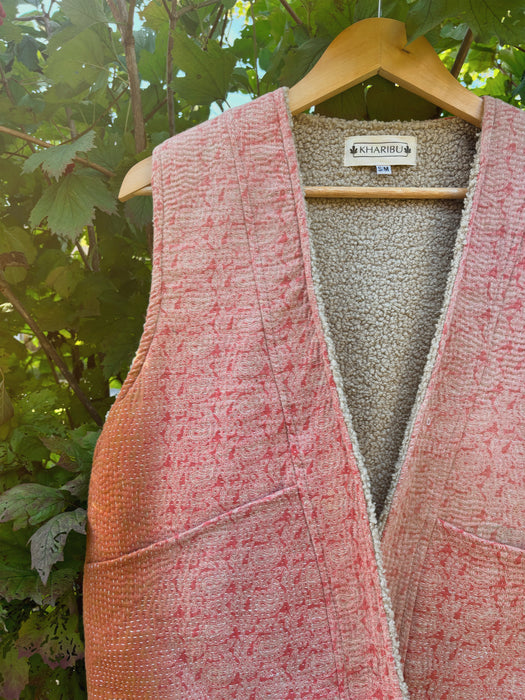 Kantha Teddy Gilet S/M