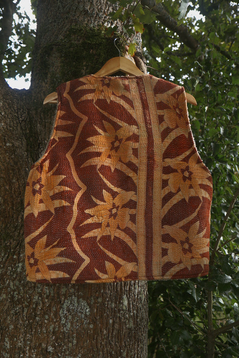 Kantha Teddy Gilet M/L