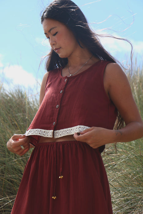 The Fable Blouse ~ Ruby