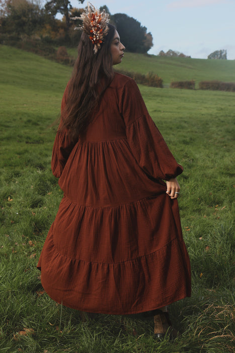 ✺ The Gaia Dress - Chestnut ✺