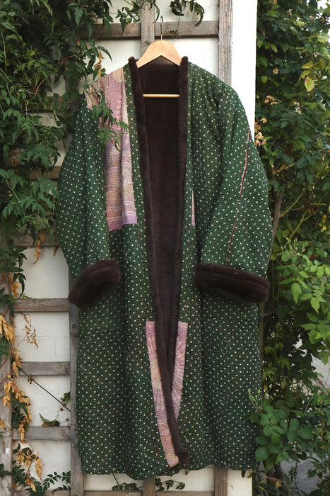 The Wanderlust Kantha Coat