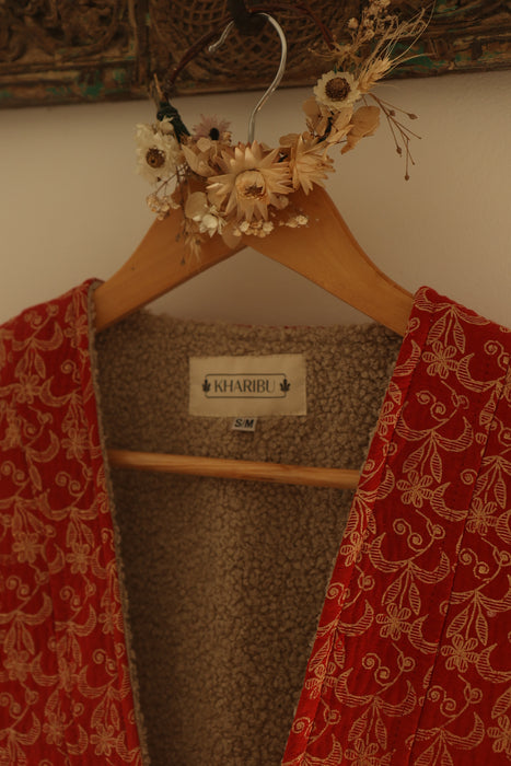Kantha Teddy Gilet S/M