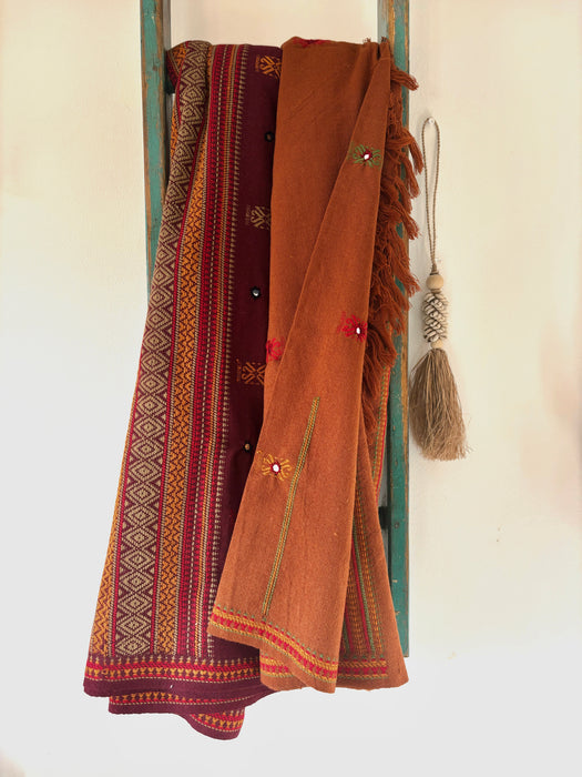 The Avani Shawl - Rust