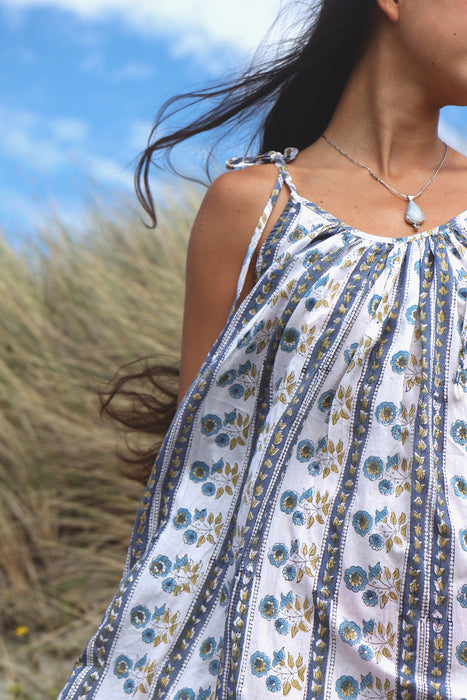 The Kalyani Midi Dress ~ Bluebell
