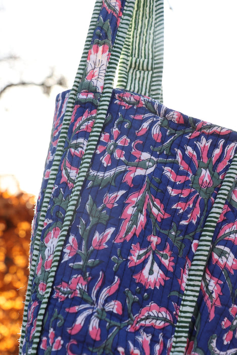 Block Print Quilted Bag