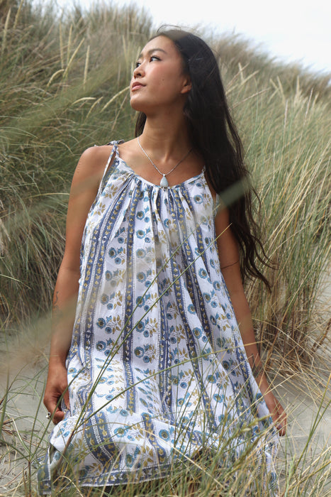 The Kalyani Midi Dress ~ Bluebell