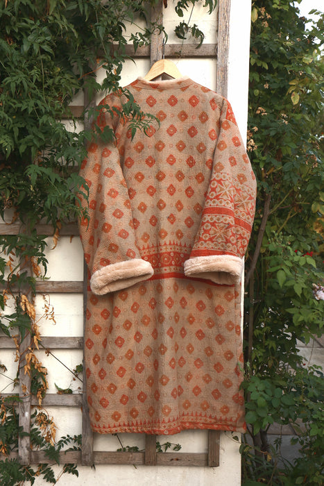The Wanderlust Kantha Coat