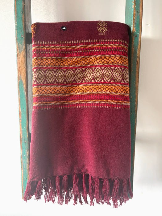 The Avani Shawl - Mulberry