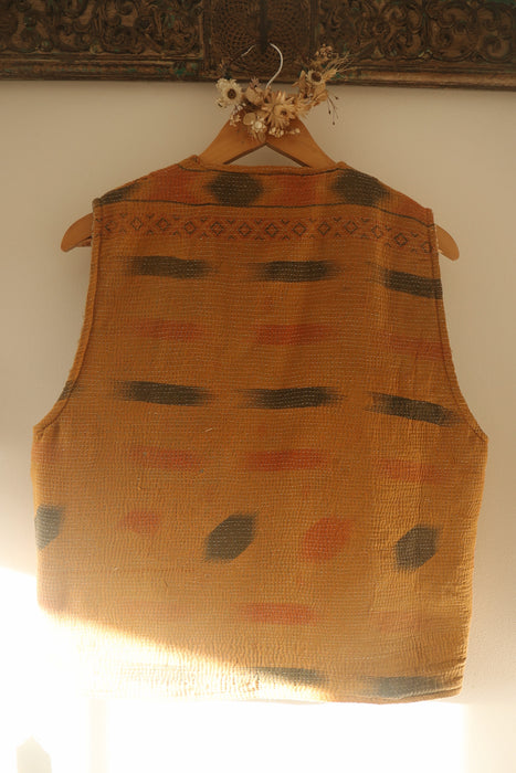 Kantha Teddy Gilet M/L