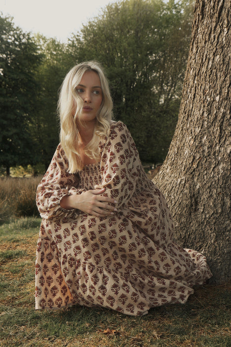 The Anushka Dress - Fawn